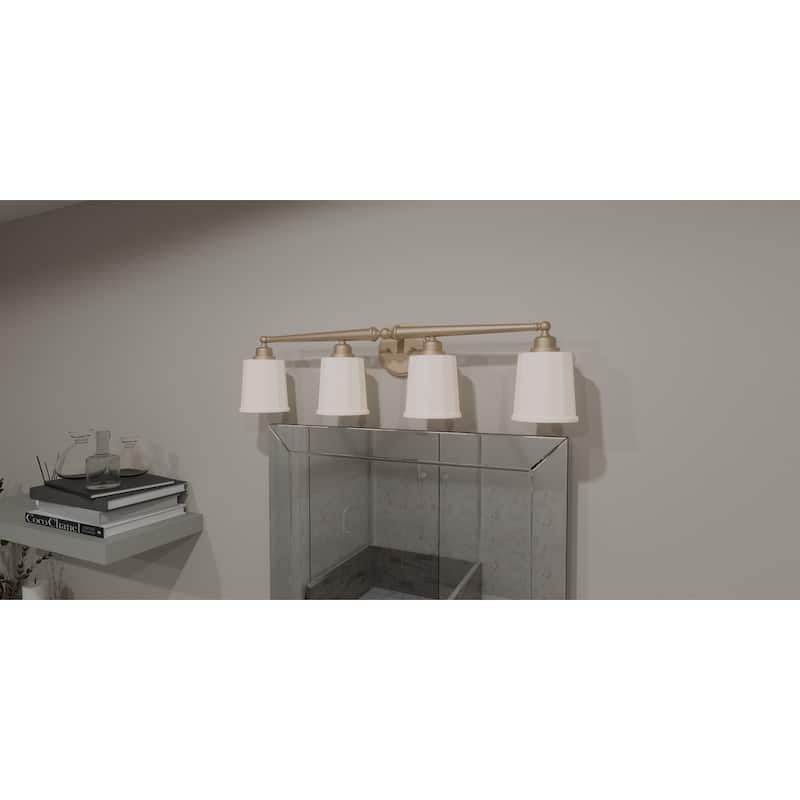 Cecilia 4-Light Bronze Gold Bath Light