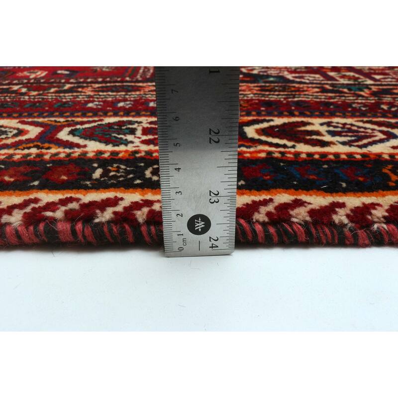 ECARPETGALLERY Hand-knotted Melis Vintage Red Wool Rug - 5'3 x 8'7