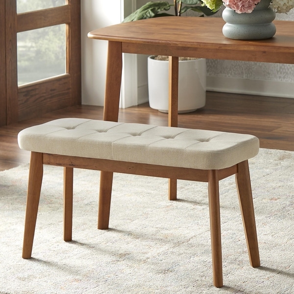 Natural Oak Wood for Dining Bench Table Bench for Living Room - On Sale - Bed Bath & Beyond ...