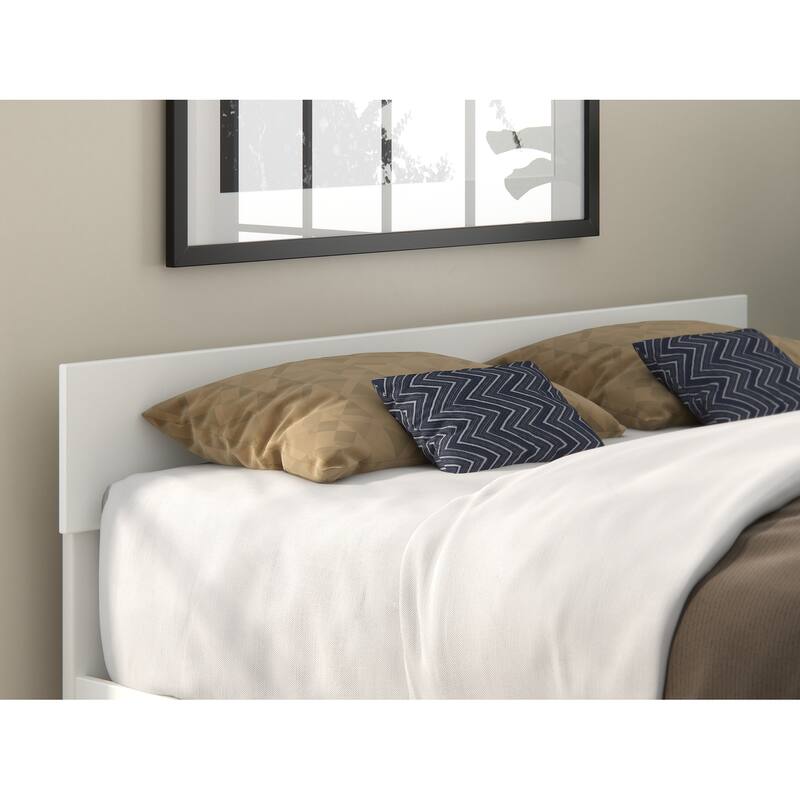AFI Boston Solid Wood Headboard - White - Queen