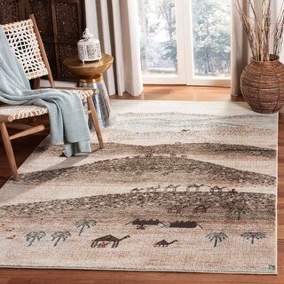Shop Safavieh Gabbeh Kia Southwestern Tribal Rug Overstock 26299299