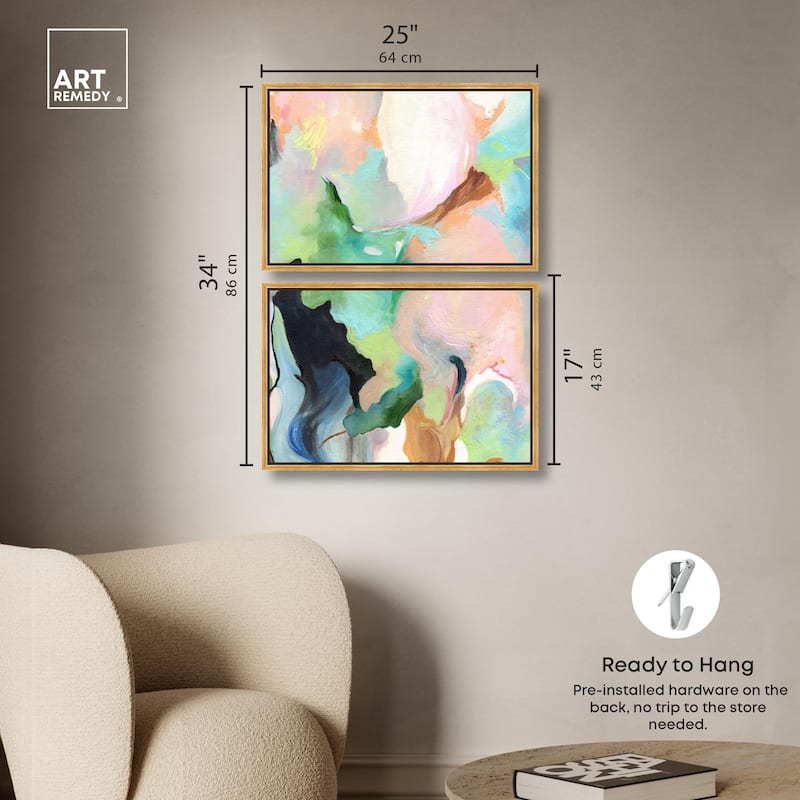 The Dreamer part II Canvas Set of 2 by Art Remedy