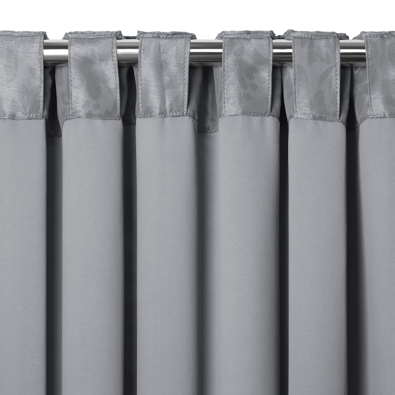 Elrene Antonia Blackout Rod Pocket/Back Tab Curtain Panel