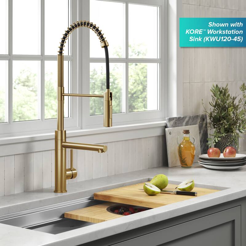 Kraus Artec 2-Function Commercial Pulldown Pot Filler Kitchen Faucet