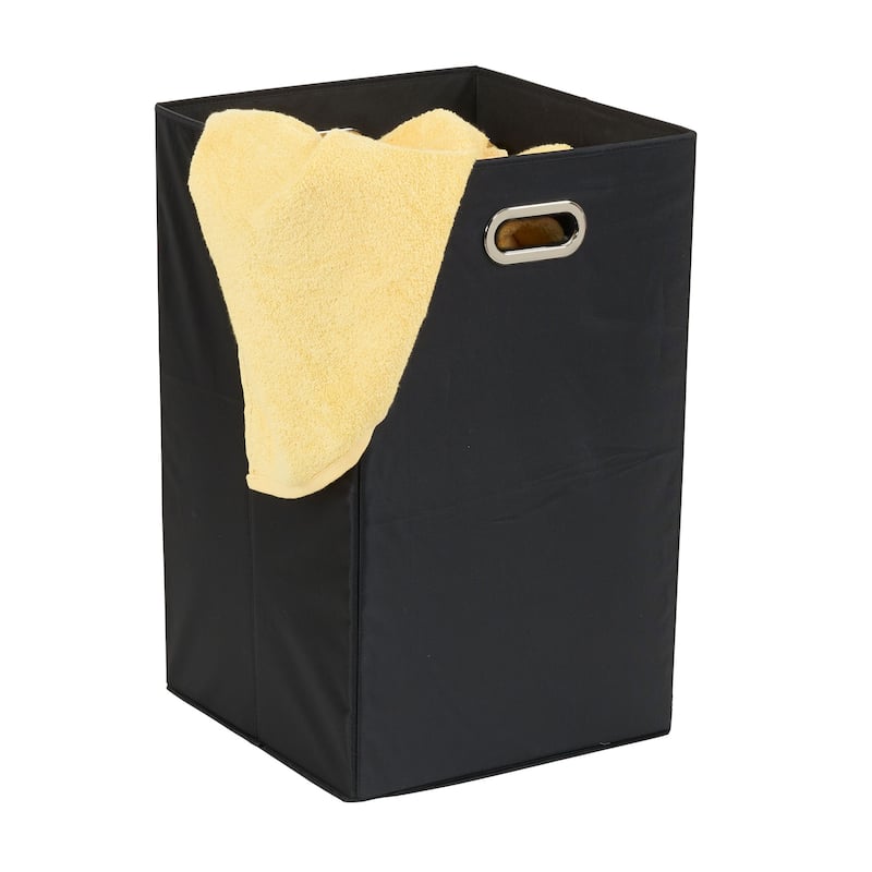 Household Essentials Folding Laundry Hamper - 14.0"L x 14.0"W x 28.0"H