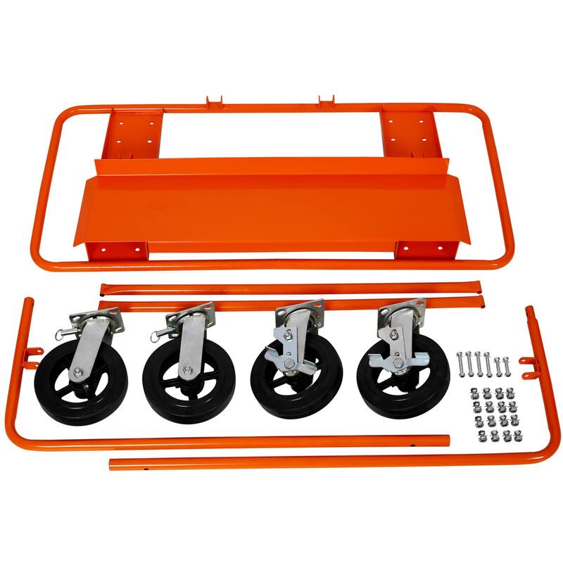 HeavyDuty Drywall Cart with 2400 lbs. Load Capacity with 4 Swivel