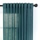preview thumbnail 9 of 29, Chanasya Textured Kitchen Bedroom Semi-Sheer Window Curtain Panel Pair (Set of 2) W52 x H108 Inches - Blue