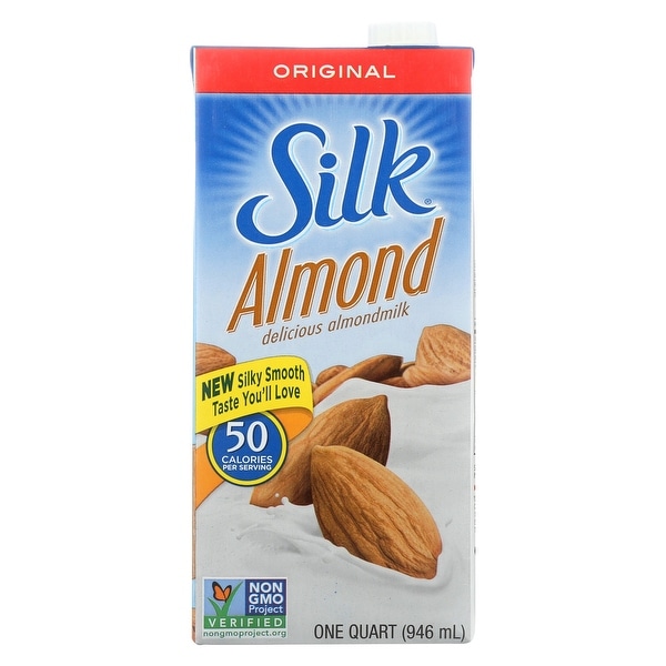 Silk Pure Almond Milk - Original - Case of 6 - 32 Fl oz.