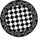 preview thumbnail 7 of 30, SAFAVIEH Handmade Chelsea Marlee French Country Wool Rug 3' Round - Black/Ivory - Round