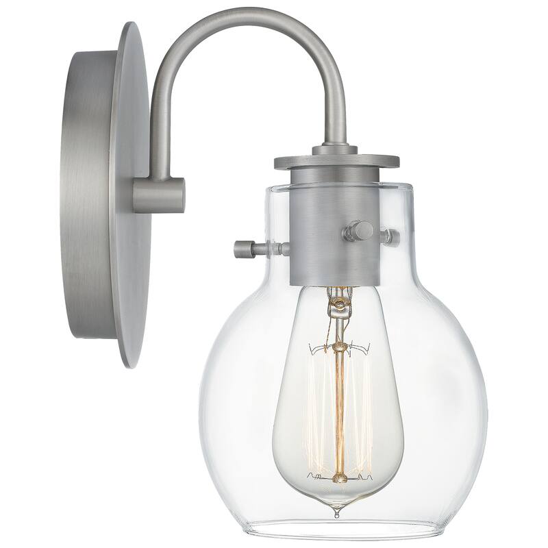 Quoizel Andrews Antique Nickel 1-Light Wall Sconce
