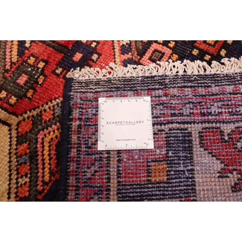 ECARPETGALLERY Hand-knotted Kayseri Vintage Red Wool Rug - 6'11 x 10'4