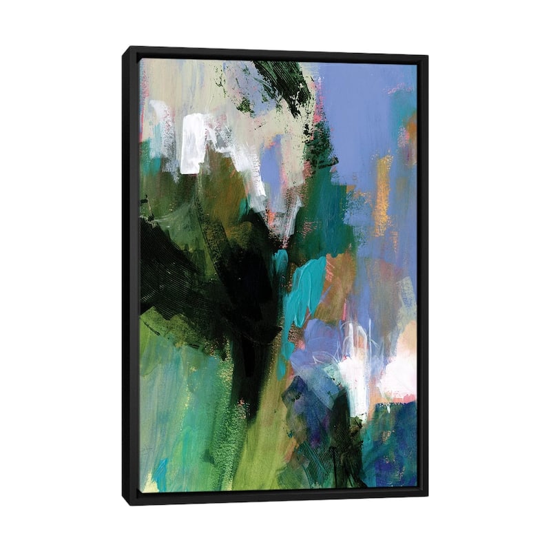 iCanvas "Resurgence I" by Victoria Borges Framed Canvas Print - Black - 48x32