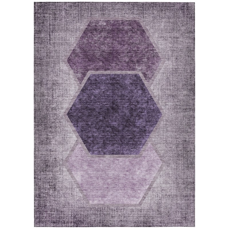 Machine Washable Indoor/ Outdoor Chantille Modern Boho Rug