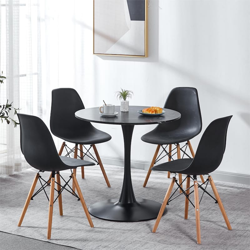 Tulip Special Dining Table,marble color top,MDF Table,Kitchen Table,exective desk