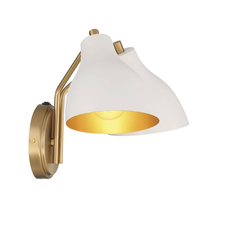 Meridian M90075 2 Light 10" Tall Wall Sconce