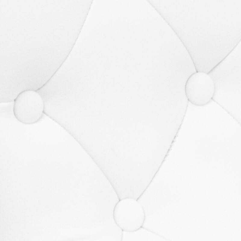 2 Pack Contemporary Button Tufted Adjustable Height Barstool with Chrome Base