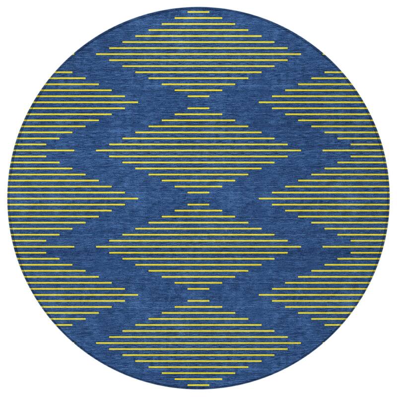 HomeRoots Geometric Transitional Rectangle Outdoor Rug