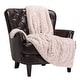 preview thumbnail 41 of 43, Chanasya Faux Fur Soft Cloud Embossed Textured Throw Blanket Classy Pink - 50 x 65 Inches