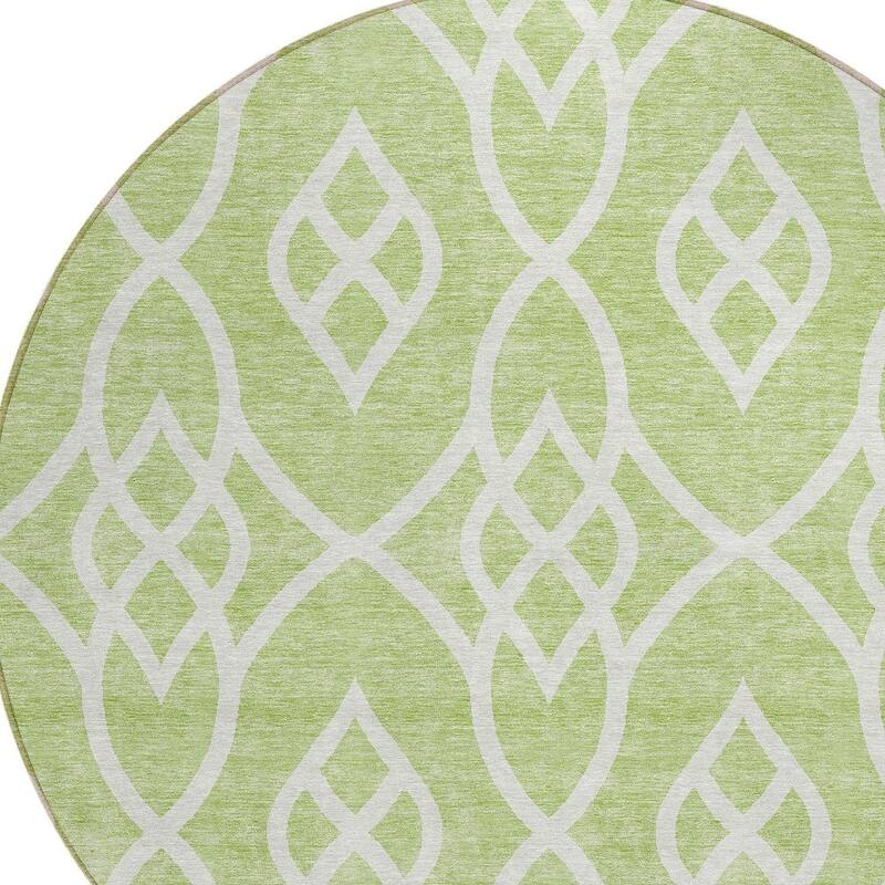 HomeRoots Trellis Transitional Rectangle Outdoor Rug
