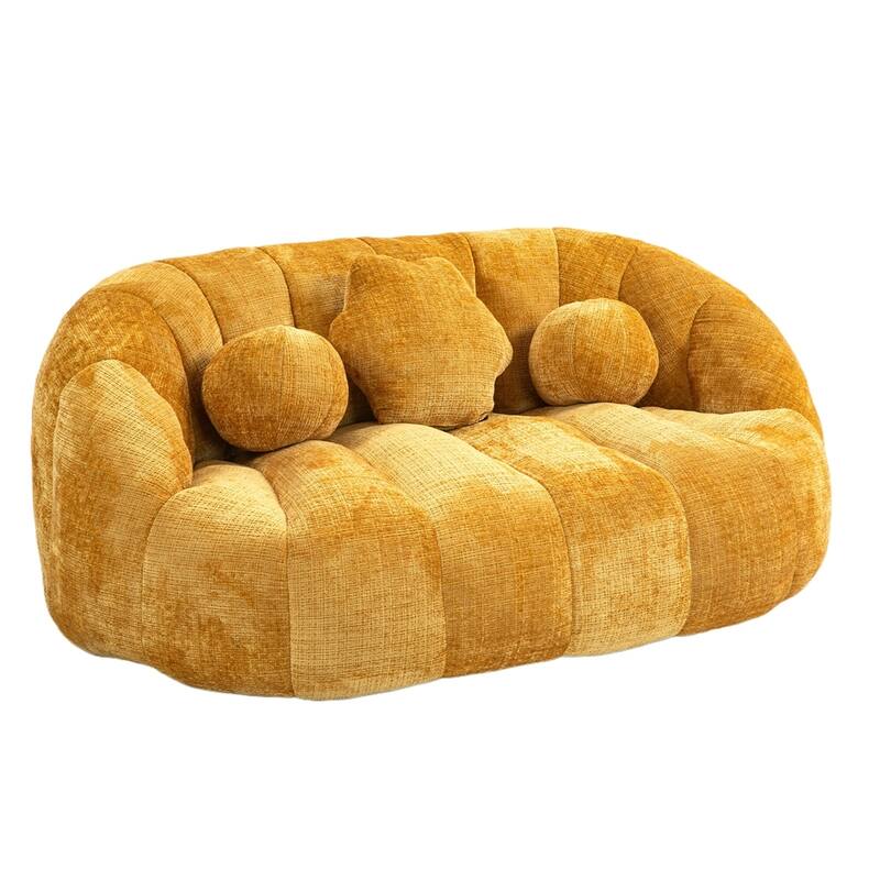 Lounger Bean Bag Chair With 3 Pillows