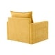 preview thumbnail 21 of 47, GALDWIN Chenille Upholstered 360°Degree Swivel Mid Century Modern Arm Chair for Living Room