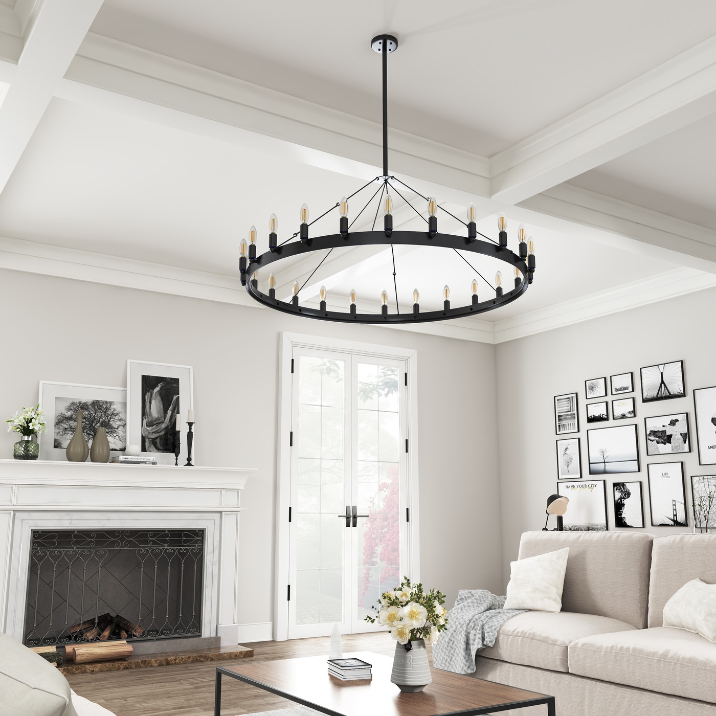 Wrought iron dining room chandeliers discount