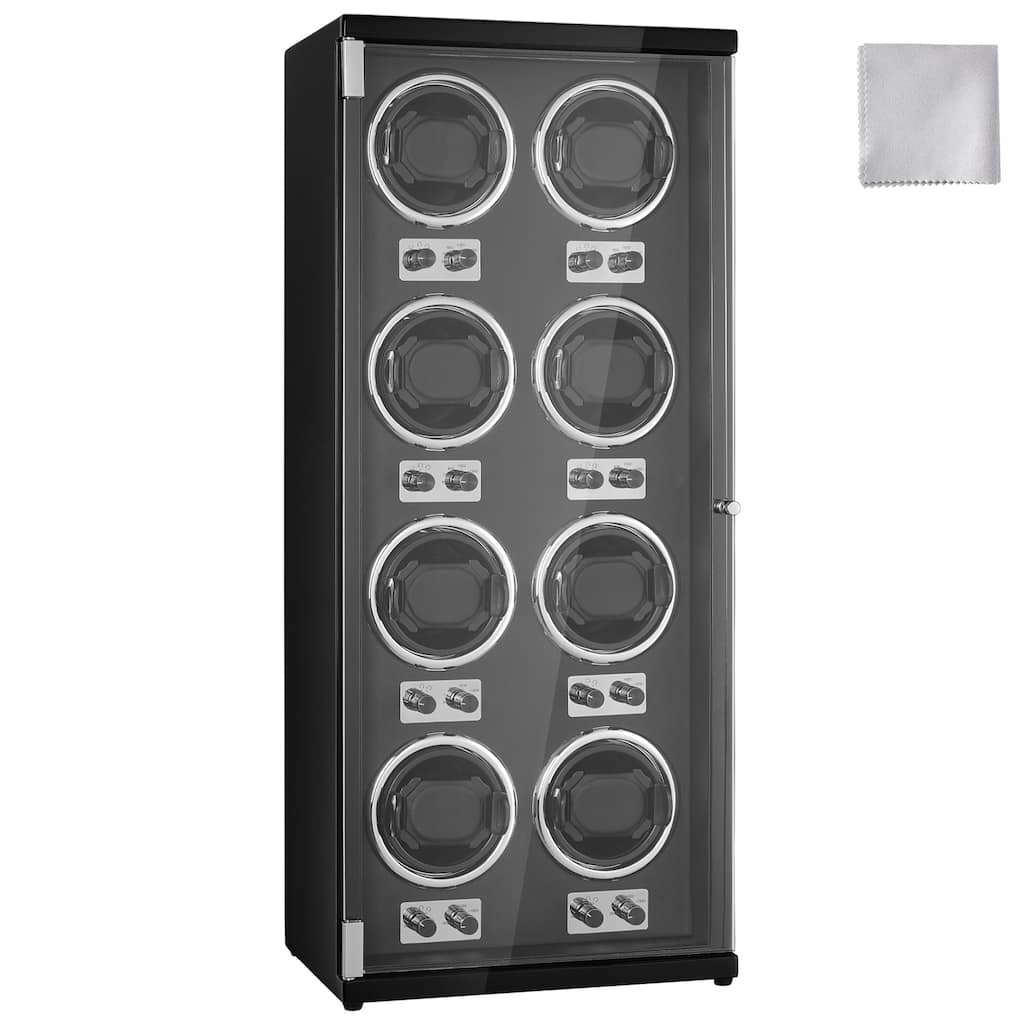 Watch Winder, Watch Winder for Men's and Women's Automatic Watches, with Super Quiet Japanese Mabuchi Motors, Blue LED Light