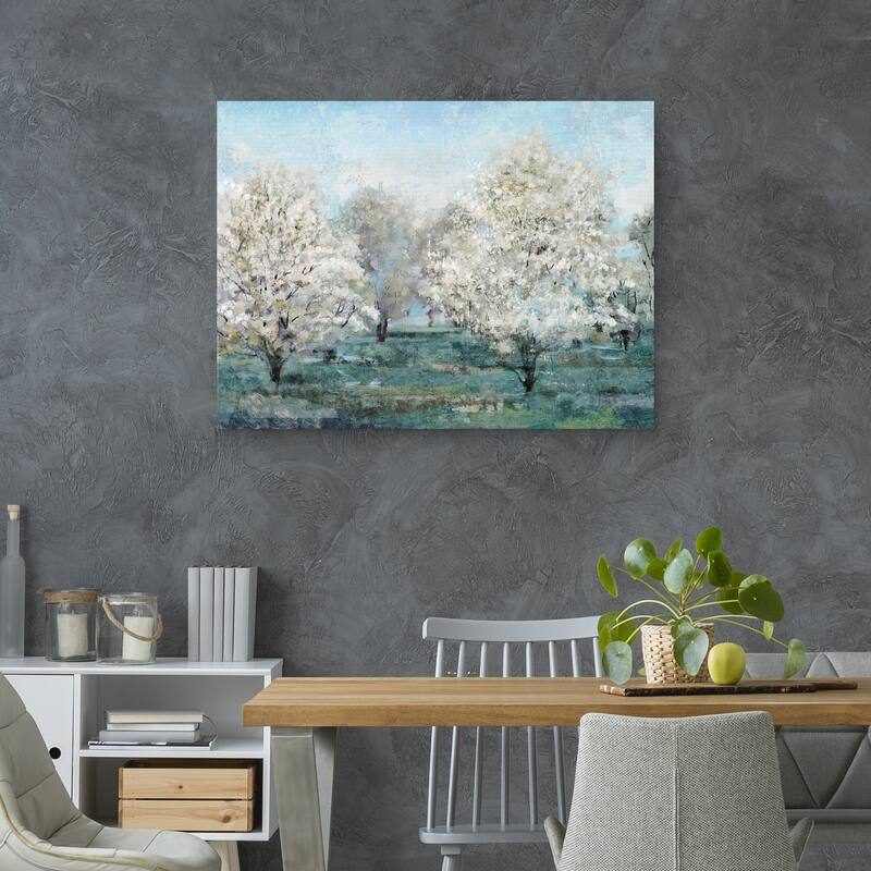 Flowering Trees by Studio Arts Canvas Art Print