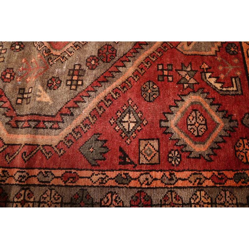 ECARPETGALLERY Hand-knotted Antalya Vintage Dark Copper Wool Rug - 3'6 x 9'1