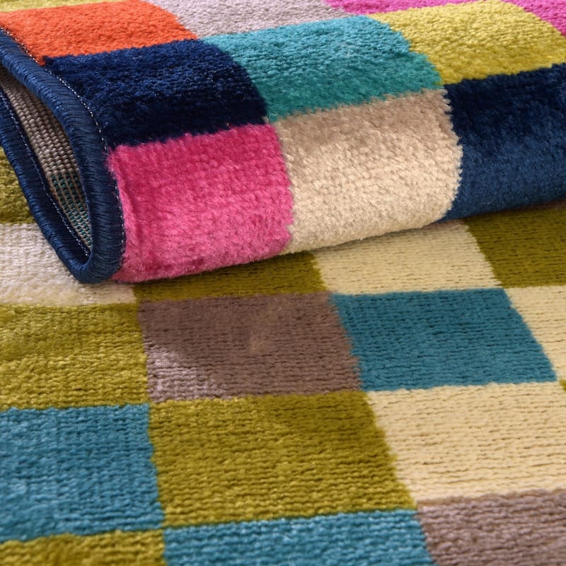 Contemporary Chorisia Collection Area Rug