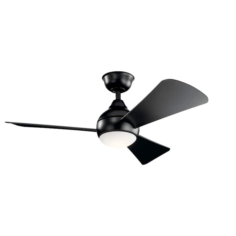 Kichler Lighting Sola 44-inch LED Ceiling Fan Satin Black