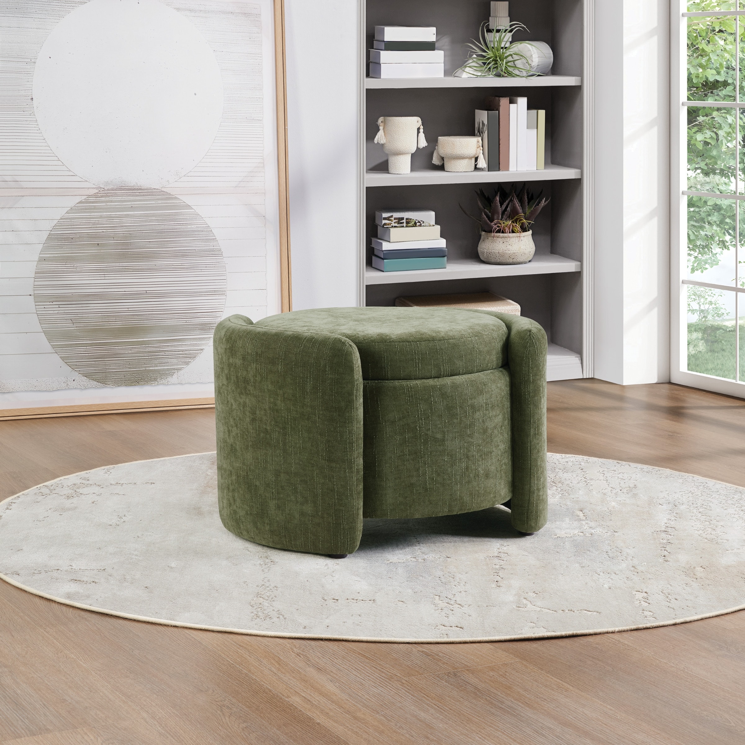 OSP Sable Storage Ottoman