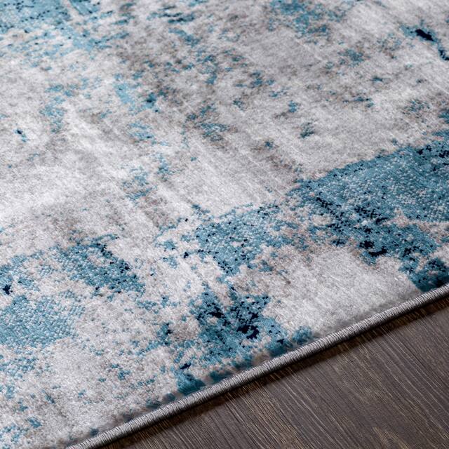 Cooke Industrial Abstract Area Rug