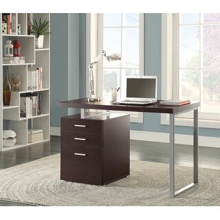 Strick & Bolton Joffe Brown Metal Computer Desk