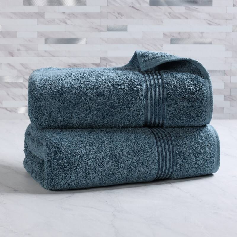 Superior Heritage Egyptian Cotton Absorbent Bath Sheet Set of 2