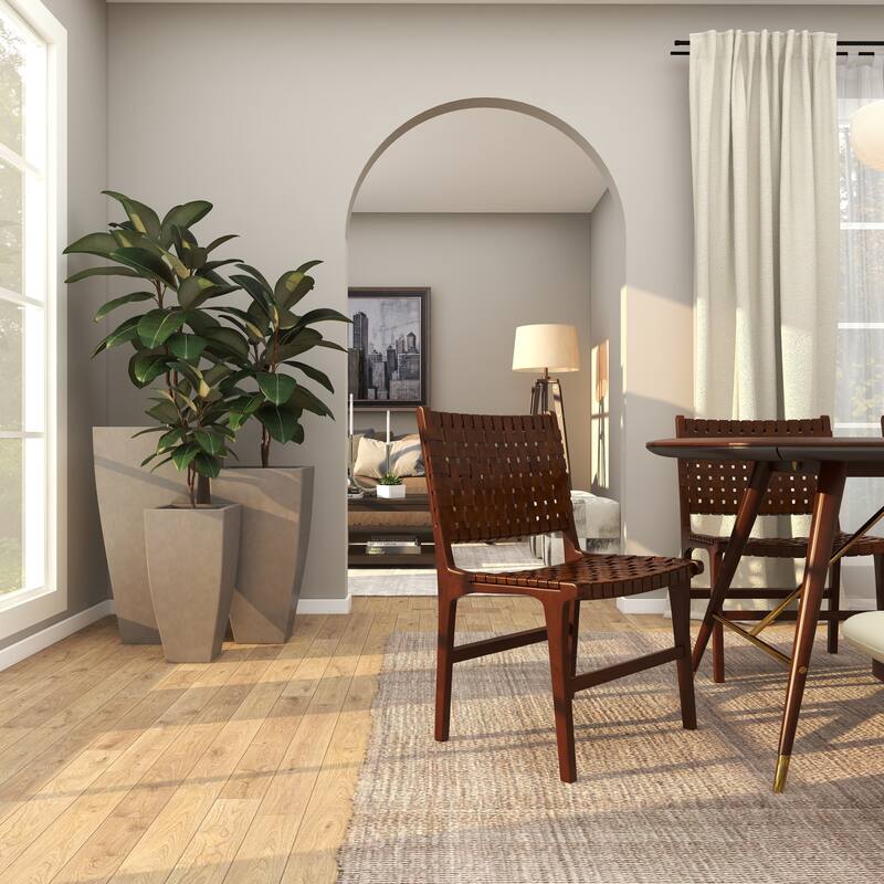 Gray or Dark Gray Metal Indoor Outdoor Light Weight Planter with Tapered Base and Polished Exterior (Set of 3)