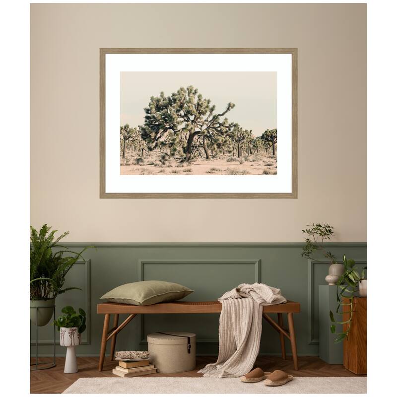 Kate and Laurel Joshua Tree No. 1 by Alicia Bock Framed Wall Art Print