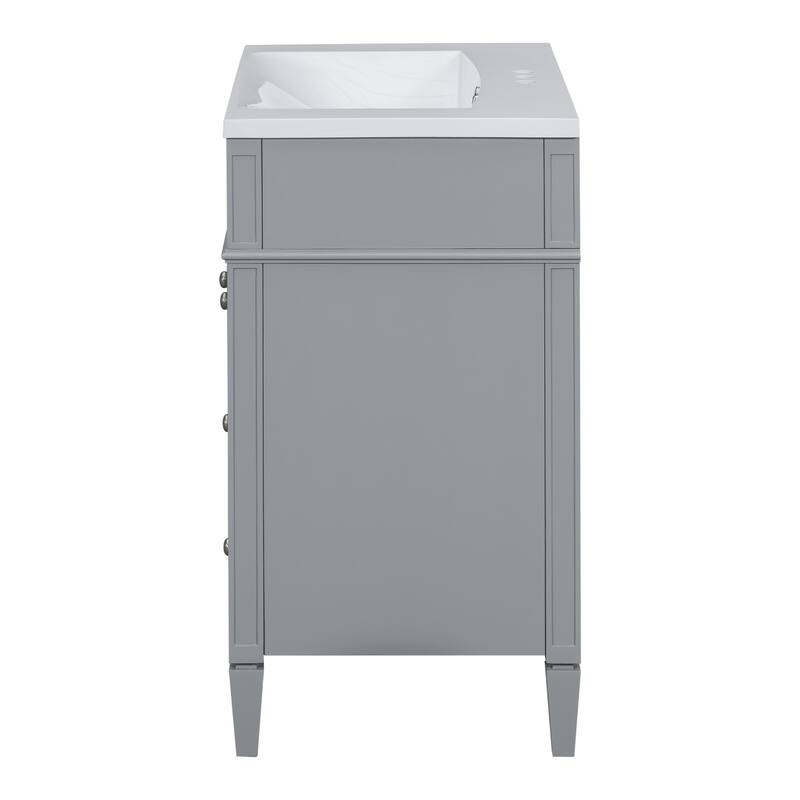 30"Wall Mounted Bathroom Vanity with Resin Sink