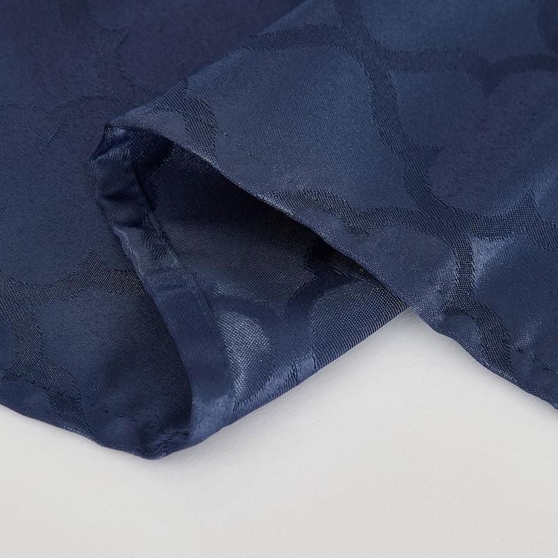 HLC.me Modena Lattice Fabric Tablecloth, Jacquard Fabric Table Cloth for Round Rectangle Table Advanced Water & Fade Resistance
