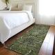 preview thumbnail 95 of 135, Machine Washable Indoor/ Outdoor Boho Traditional Chantille Rug Olive - 2'3" x 7'6"