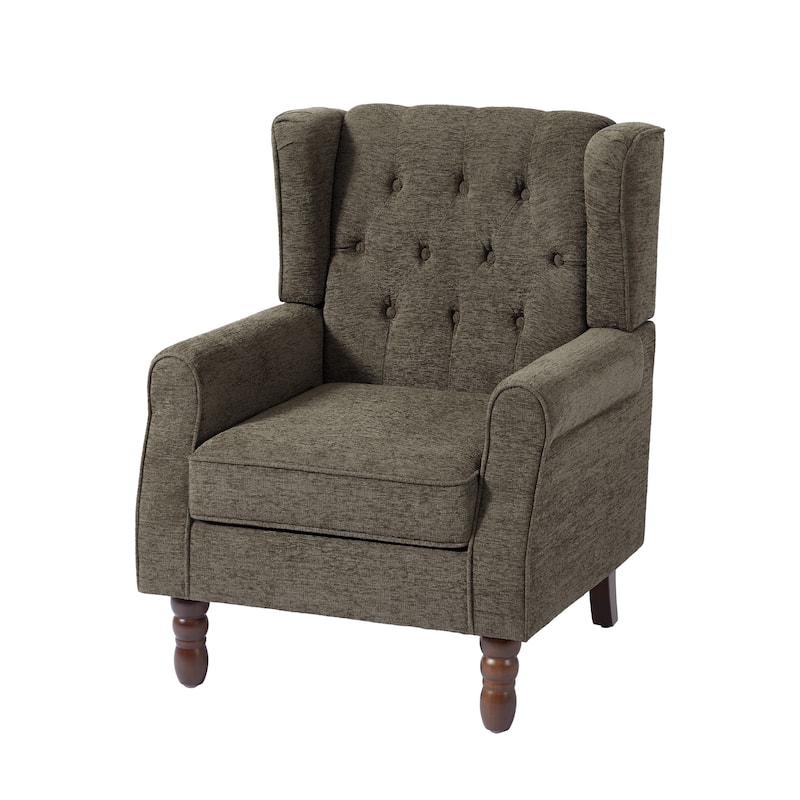 Tufted Wingback Upholstered Accent Chair for Living room