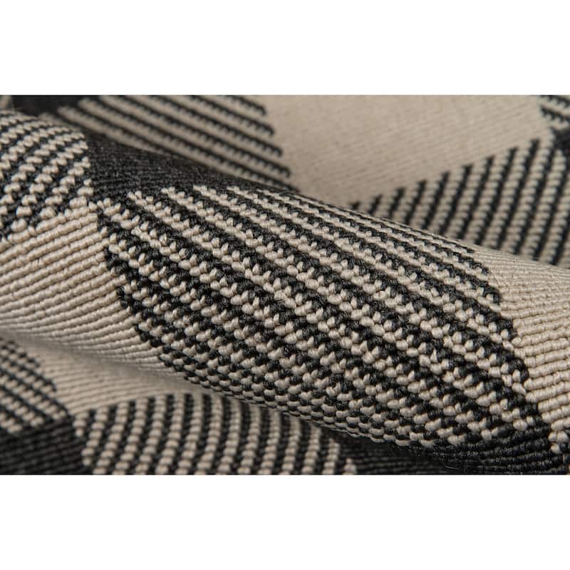 Momeni Baja Plaid Indoor/ Outdoor Area Rug