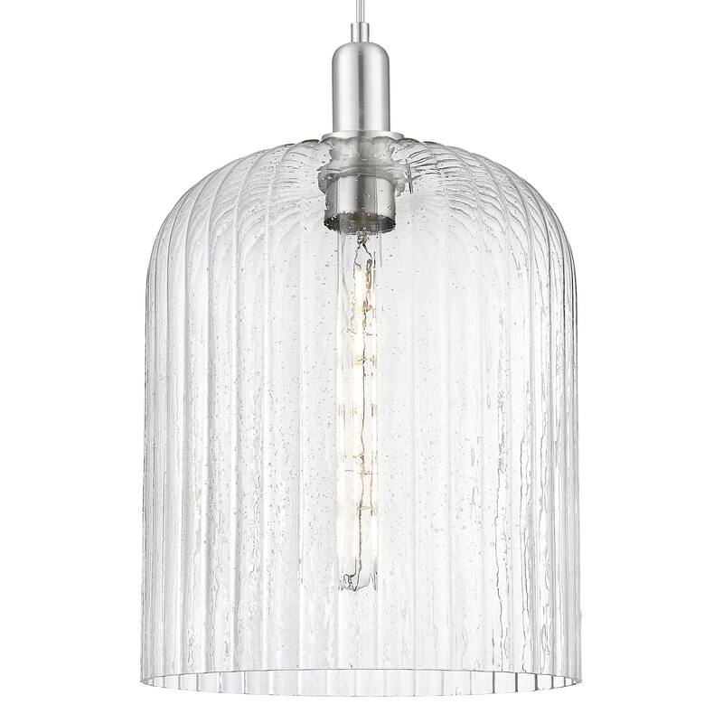 Innovations Lighting 716-1P-G559-12SDY Bridal Veil 12" Wide Cord Hung - Brushed Satin Nickel