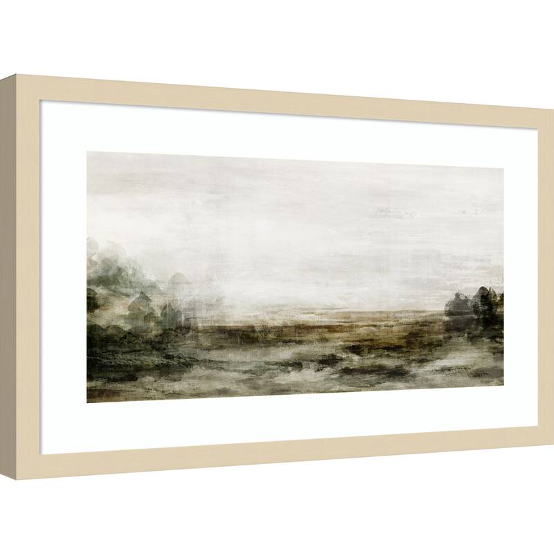 Misty Landscape of Stillness by Ian C Wood Framed Wall Art Print