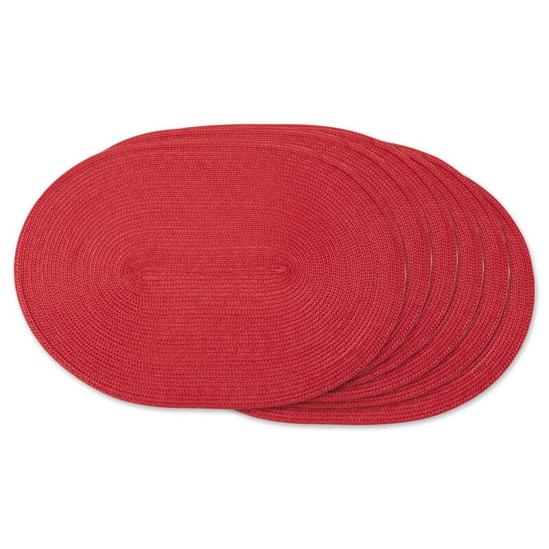 Oval Pp Woven Placemat (Set of 6) - Oval, 12x18"