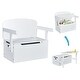 preview thumbnail 13 of 29, Costway 3-in-1 Kids Convertible Storage Bench Wood Activity Table and - See Details White