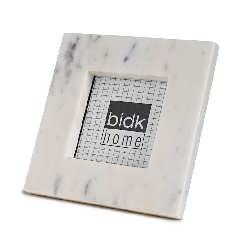 Marble Frame White 3.5 X 3.5 - WHITE