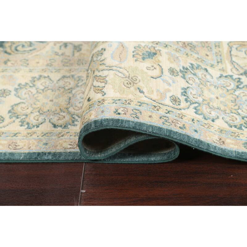 Vegetable Dye Traditional Floral Ziegler Wool Area Rug Hand-knotted - 6'7" x 9'0"