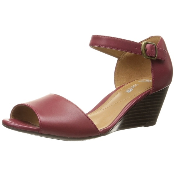 CLARKS Womens Brielle Drive Open Toe Casual Ankle Strap Sandals