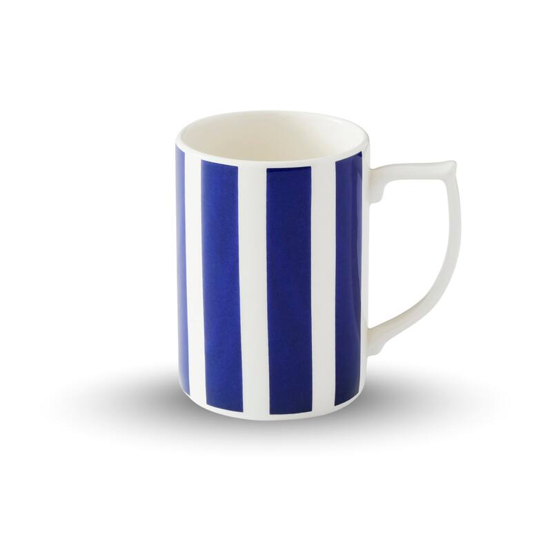 Spode Steccato 12 Ounce Coffee Mug - Bold Stripe